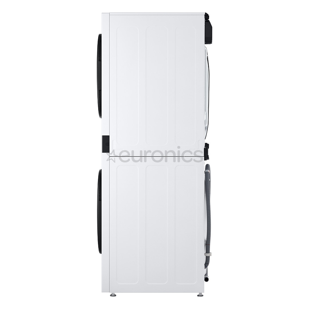 LG WashTower, 12 кг + 10 кг, глубина 66 см, 1400 об/мин - Стиральная машина с передней загрузкой