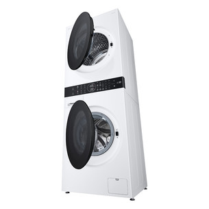 LG WashTower, 12 кг + 10 кг, глубина 66 см, 1400 об/мин - Стиральная машина с передней загрузкой