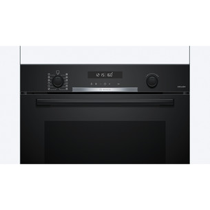 Bosch, Series 6, pirolītiskā tīrīšana, 71 L, melna - Iebūvējama elektriskā cepeškrāsns