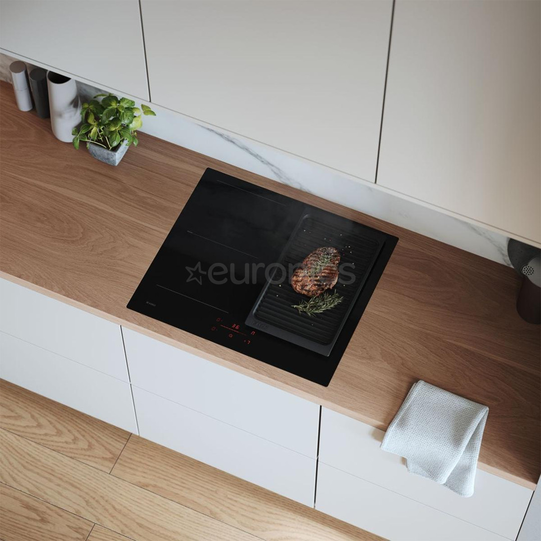 Asko, frameless, width 60 cm, black - Built-in induction hob