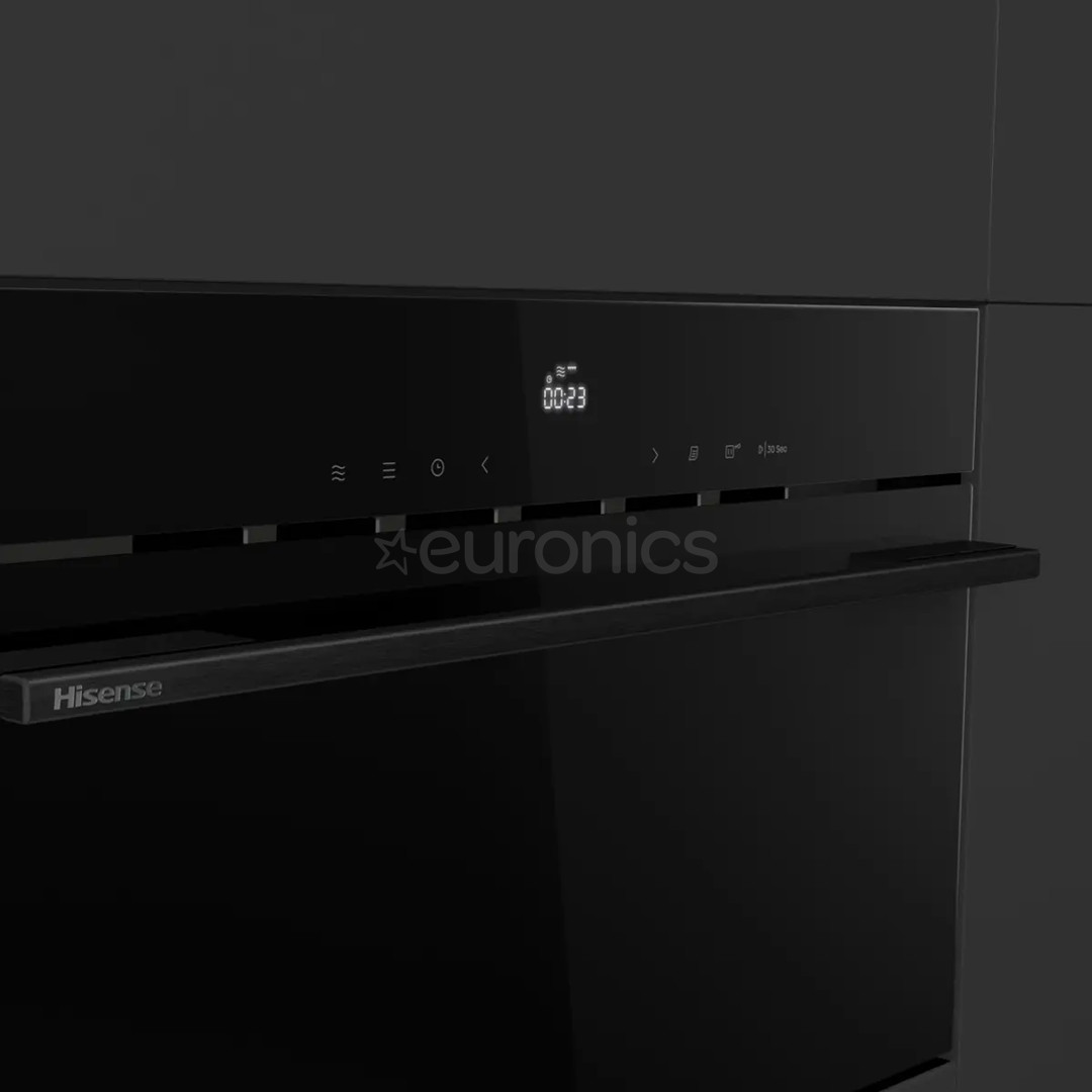 Hisense Hi6, 34 л, 900 Вт, черный - Интегрируемая микроволновая печь с грилем