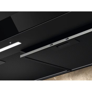 Electrolux 700 Series, Hob2Hood, 730 m³/h, width 89.8 cm, black - Cooker hood