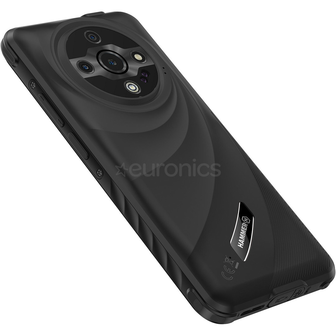 HAMMER Iron 6 5G, 8GB, 256GB, melna - Viedtālrunis