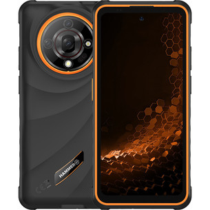 HAMMER Iron 6 5G, 8GB, 256GB, oranža - Viedtālrunis