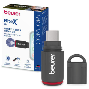Beurer BiteX Go, tumši pelēka - Ierīce kukaiņu kodumu apstrādei