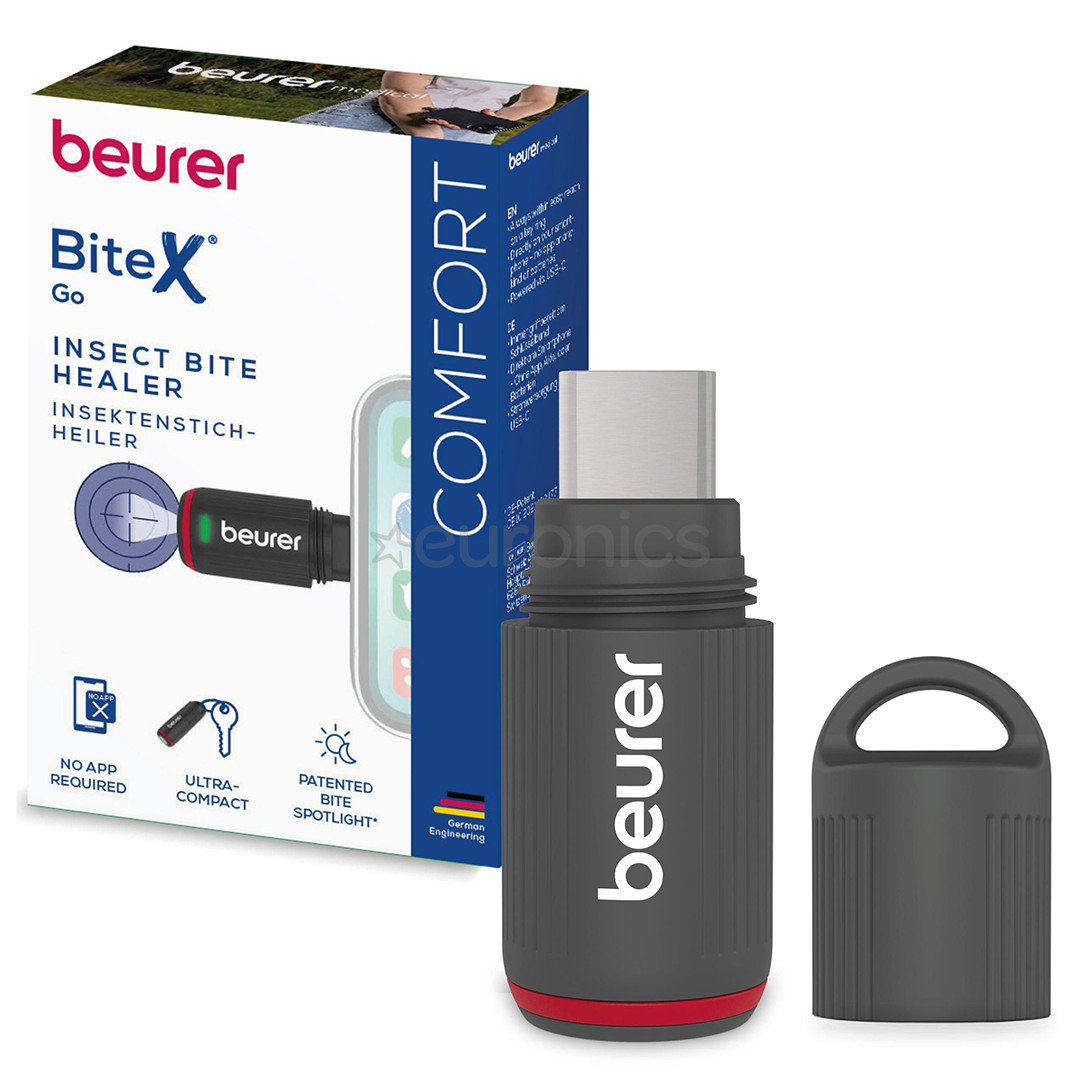 Beurer BiteX Go, tumši pelēka - Ierīce kukaiņu kodumu apstrādei
