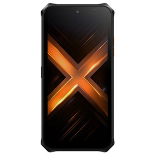 HAMMER Energy X2, 6GB, 128GB, melna/oranža - Viedtālrunis