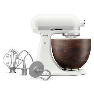 KitchenAid, 4.7 L, white - Tilt-head stand mixer 5KSM156WBEPL