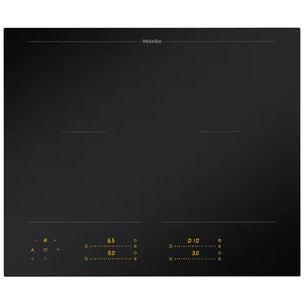 Miele, PowerFlex gatavošanas zona, platums 62 cm, matēta melna - Iebūvējama indukcijas plīts virsma KM8565FL/MASW