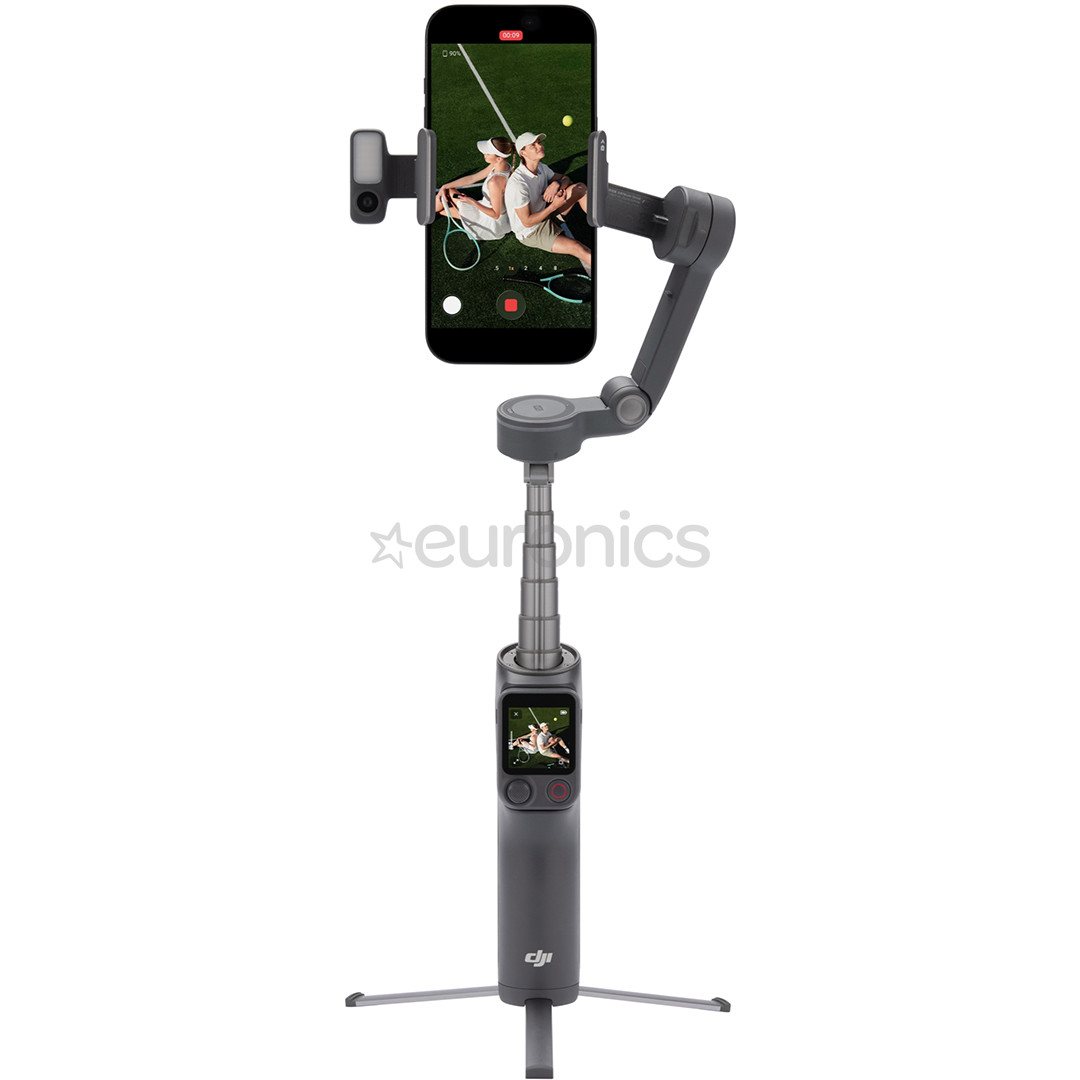 DJI Osmo Mobile 8P Advanced Tracking Combo, melna - Stabilizators