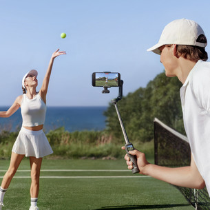 DJI Osmo Mobile 8P Advanced Tracking Combo, melna - Stabilizators