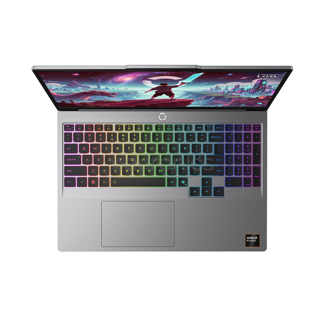 Lenovo LOQ 15AHP11, 15'', WUXGA, 165 HZ, Ryzen 7, 16 GB, 1 TB, RTX 5060, ENG, pelēka - Portatīvais dators