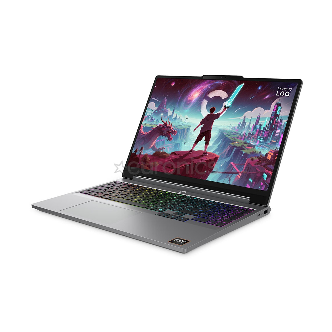 Lenovo LOQ 15AHP11, 15'', WUXGA, 165 HZ, Ryzen 7, 16 GB, 1 TB, RTX 5060, ENG, pelēka - Portatīvais dators