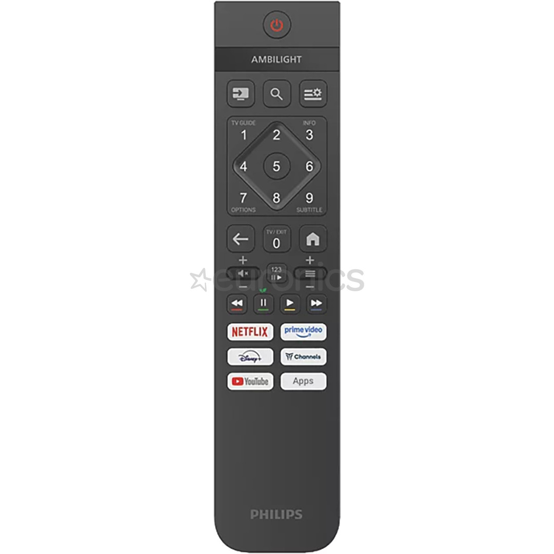 Philips PUS7001, 75", 4K UHD, LED LCD, black - TV