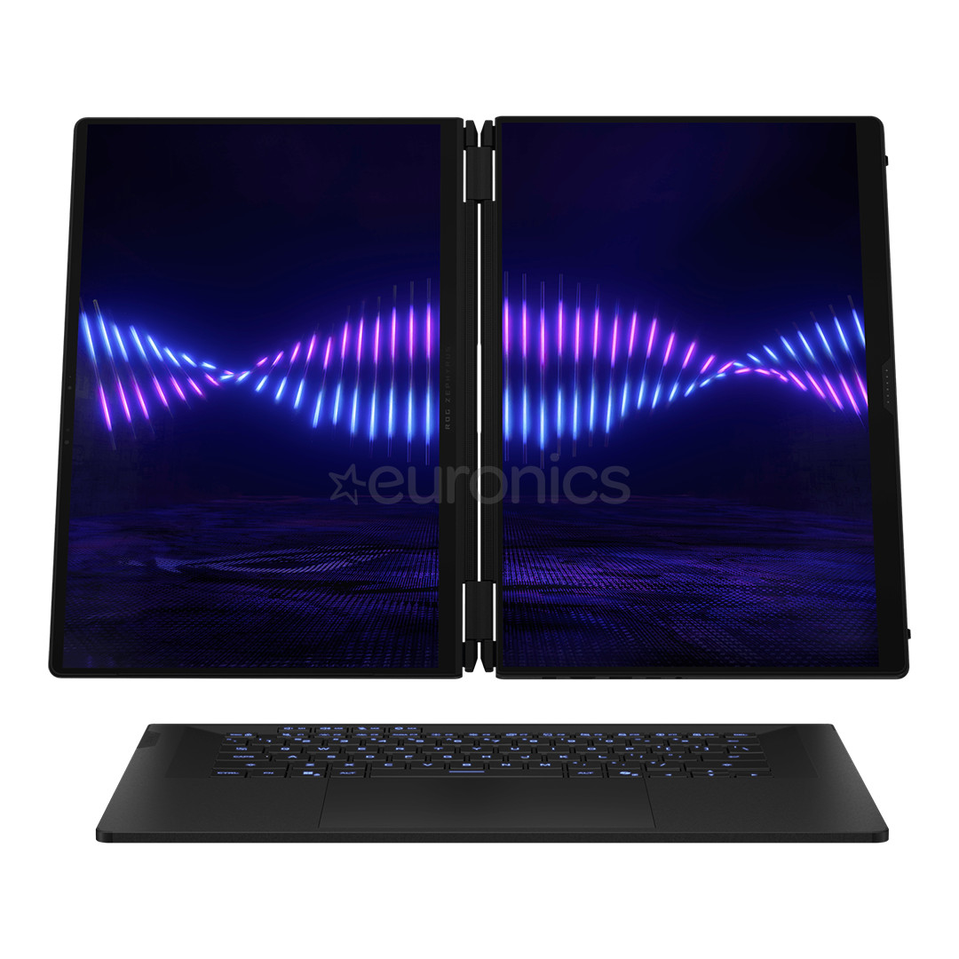 Asus ROG Zephyrus Duo (2026) GX651, 16'', 3K, Duo OLED, 120 Hz, Ultra 9, 64 GB, 2 TB, RTX 5090, ENG, stellar grey - Notebook