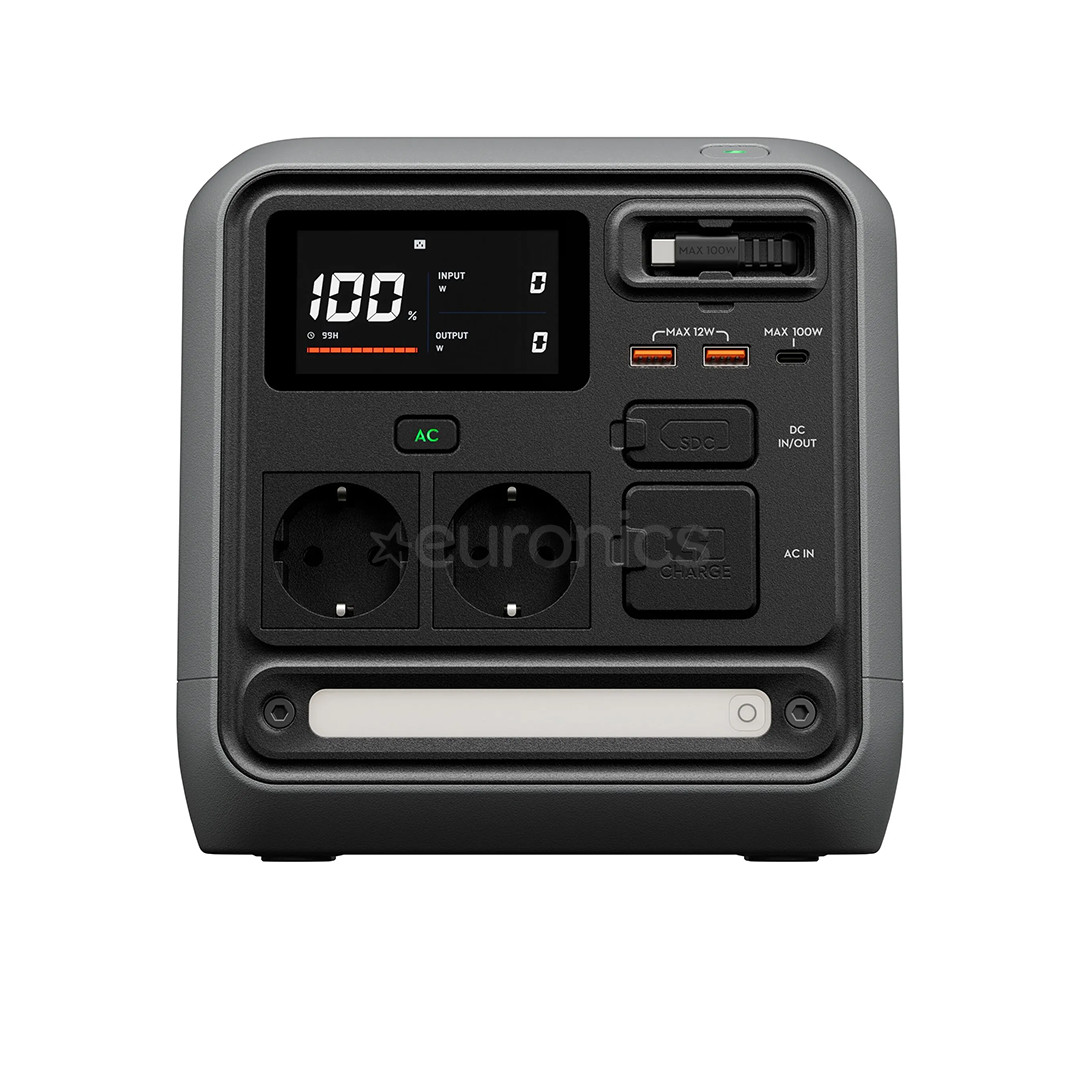 DJI Power 1000 Mini, 1008 Wh, melna - Pārnēsājama spēkstacija