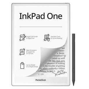 PocketBook InkPad One, 10,3'', melna - E-grāmata PB1030-8-WW