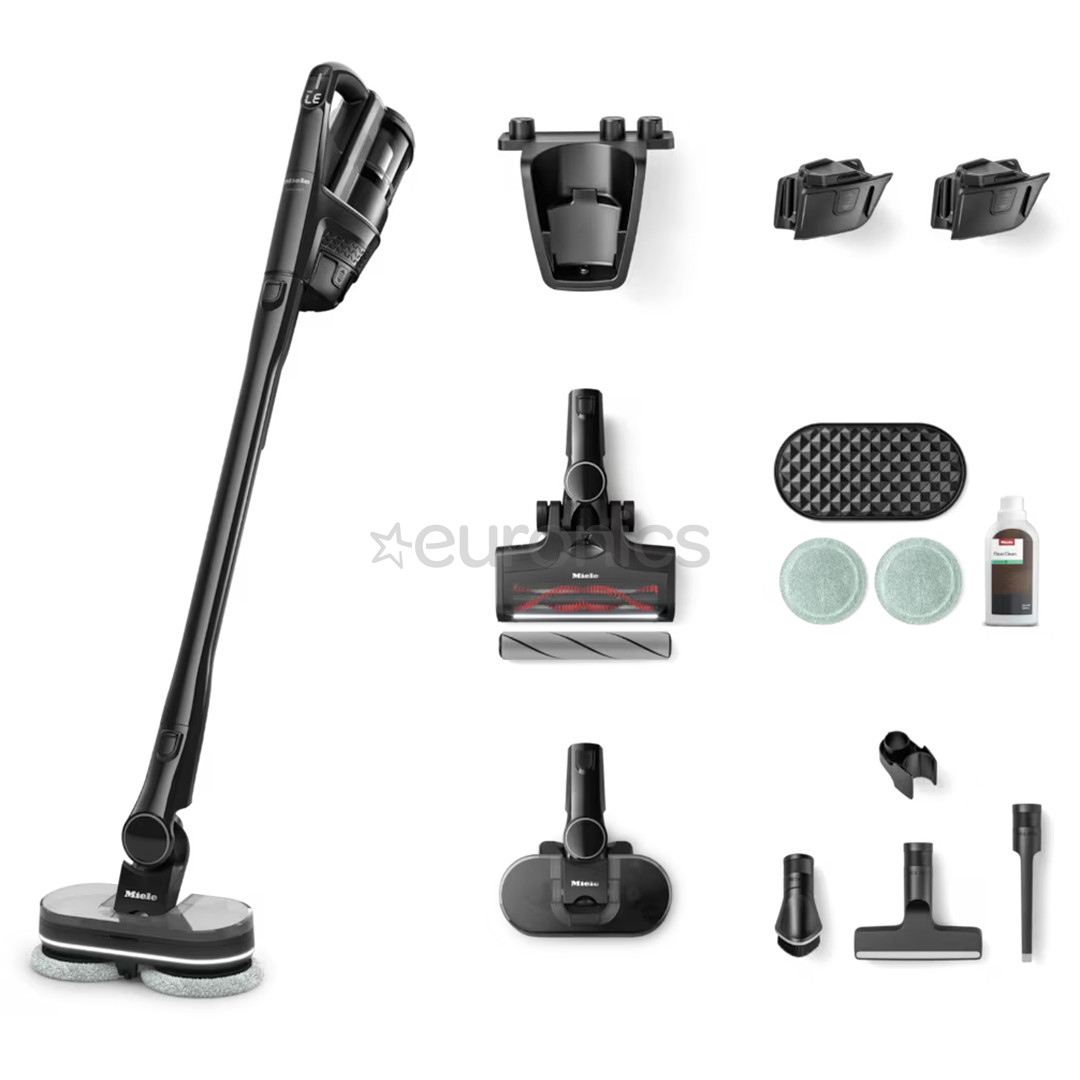 Miele Triflex HX3 Plus Aqua, melna - Bezvadu putekļu sūcējs