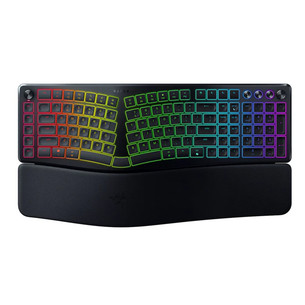 Razer Pro Type Ergo, tactile, US, melna - Bezvadu klaviatūra