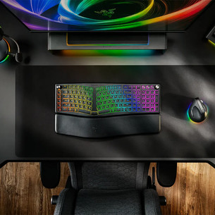 Razer Pro Type Ergo, tactile, US, melna - Bezvadu klaviatūra