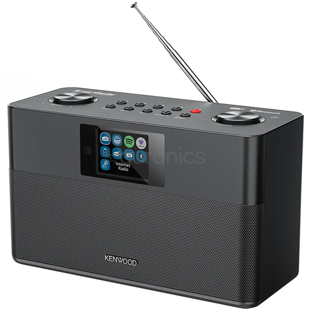 Kenwood Smart radio CR-ST120S, melna - Interneta radio