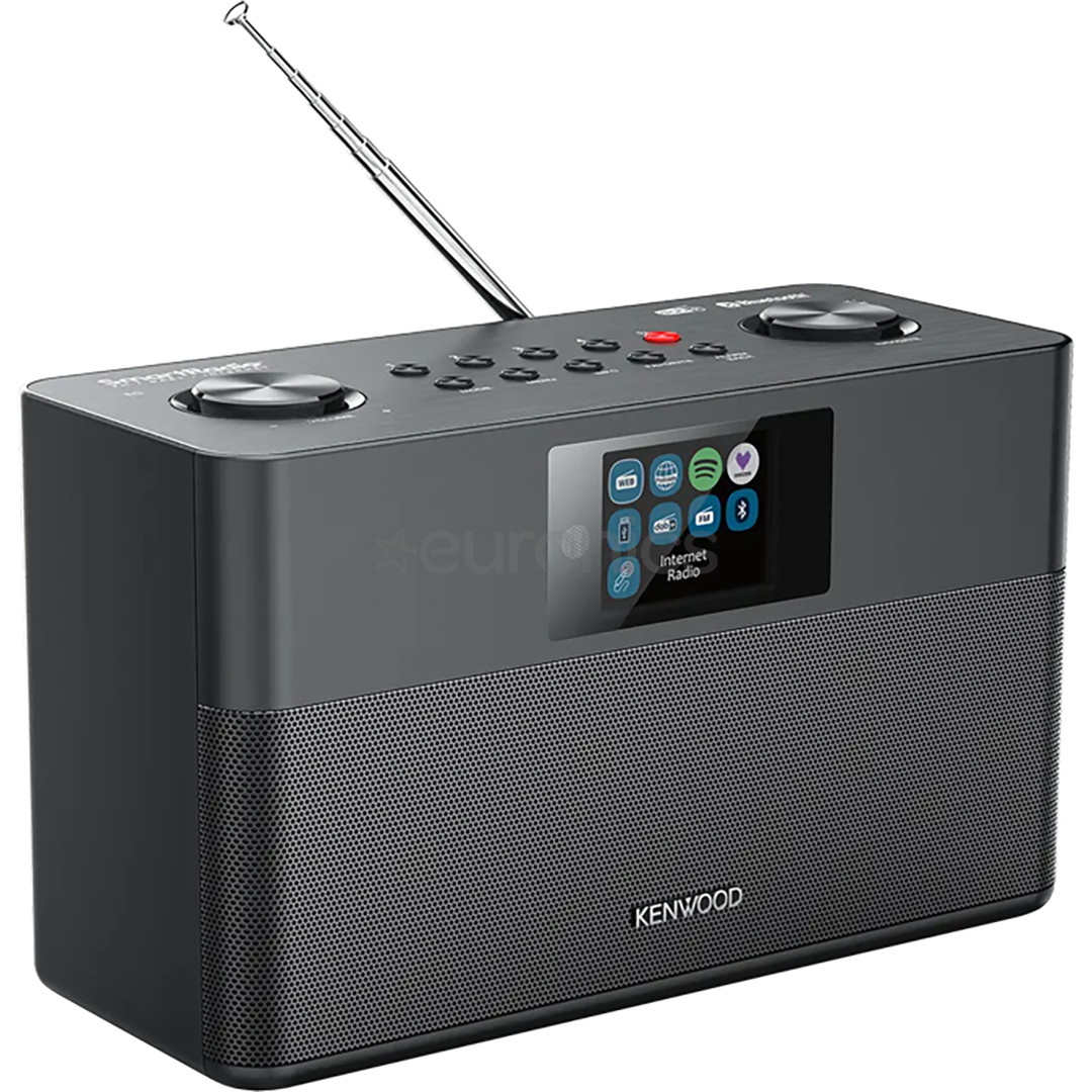 Kenwood Smart radio CR-ST120S, melna - Interneta radio