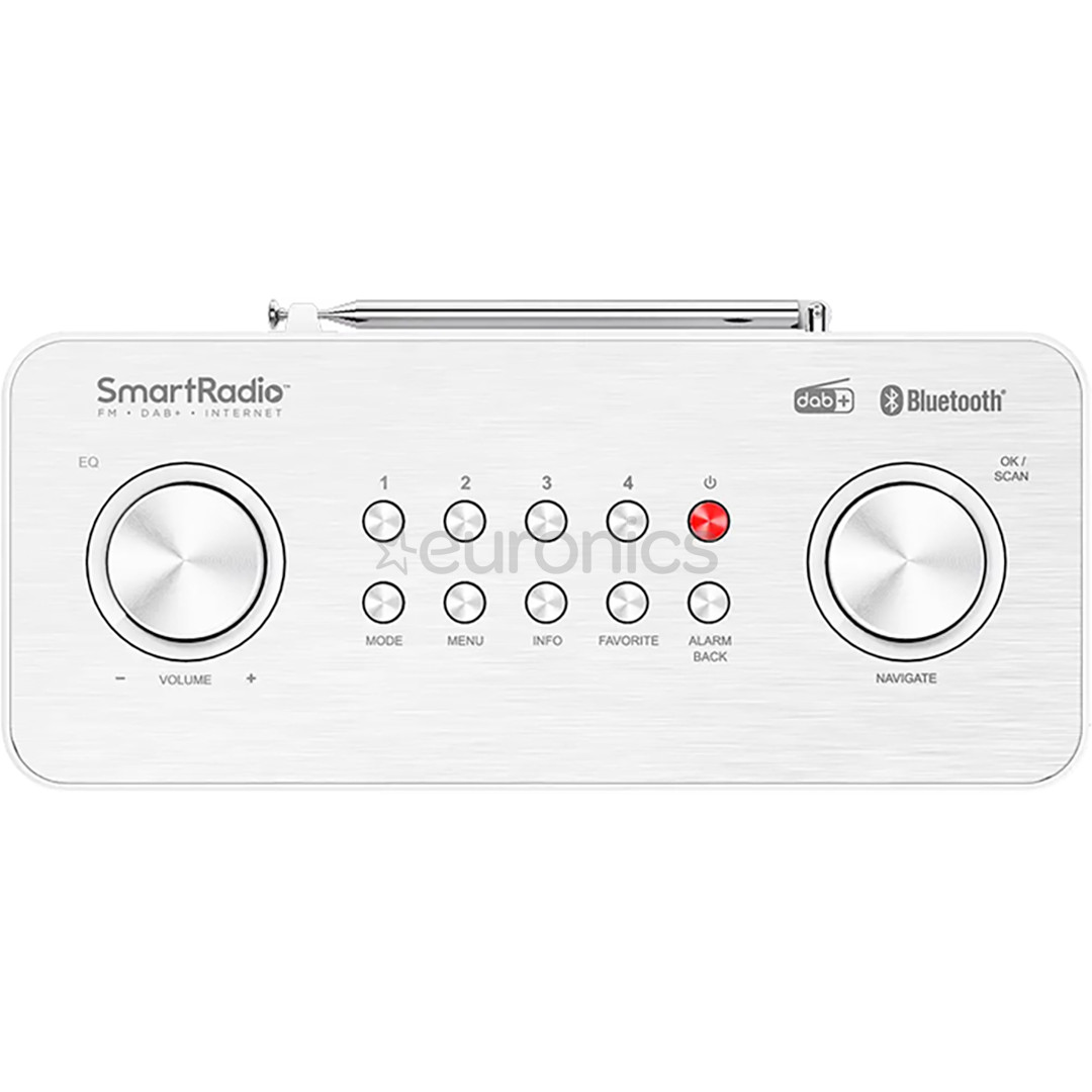 Kenwood Smart radio CR-ST120S, balta - Interneta radio