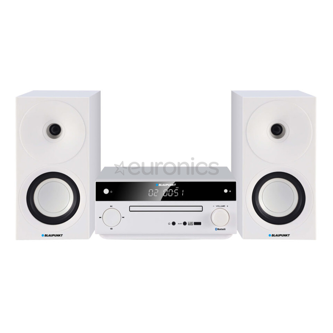 Blaupunkt MS30.2BT Micro System, balta - Mūzikas sistēma
