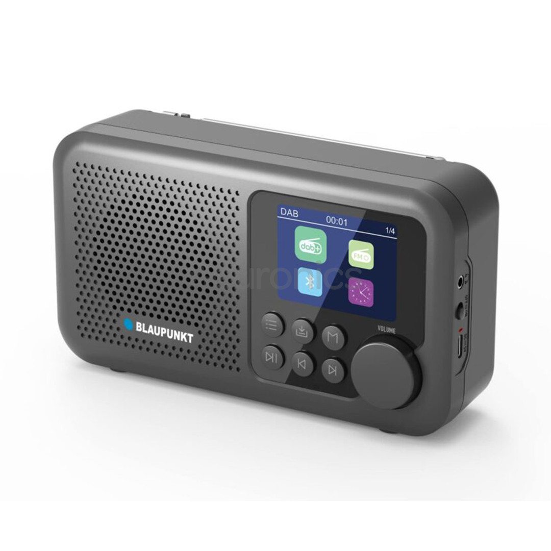 Blaupunkt DR8BK, melna - Portatīvais radio