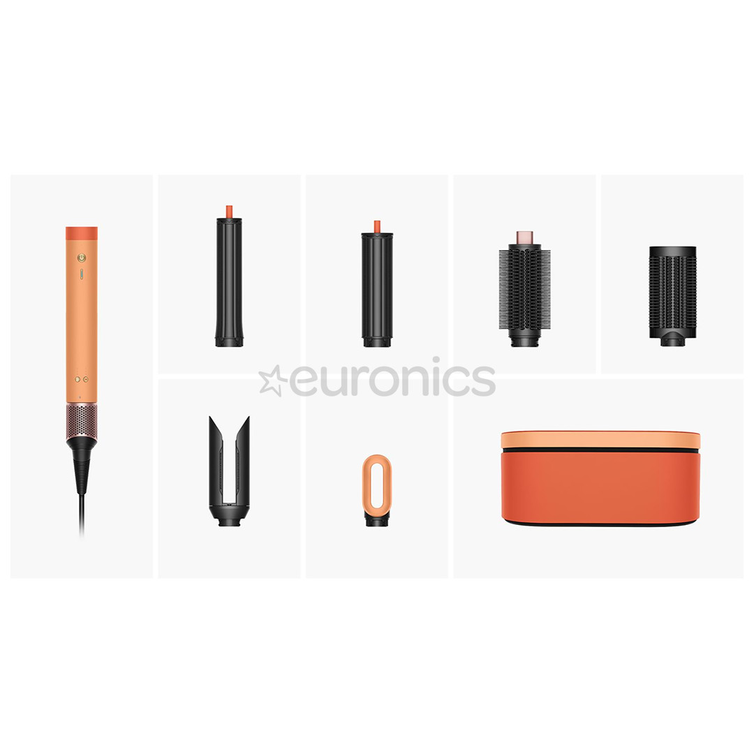 Dyson Airwrap Co-anda2x™, Straight+Wavy, 1700 W, Ceramic-Apricot-Topaz, oranža - Matu veidotājs