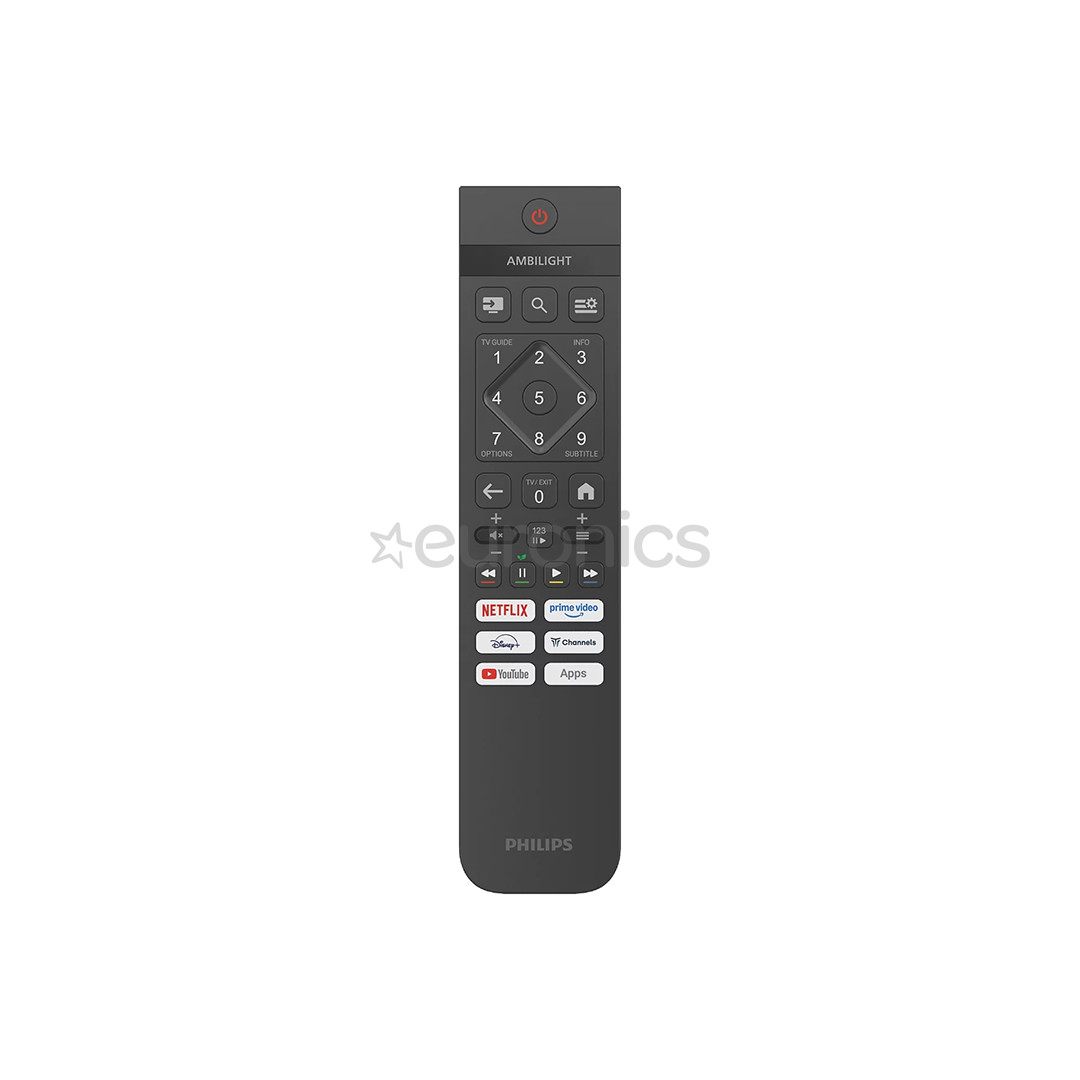 Philips PUS8001, 65'', 4K UHD, LED, черный - Телевизор