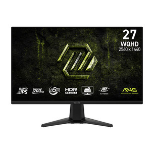 MSI MAG 275QF E20, 27'', WQHD, 200 Гц, черный - Монитор 9S6-3CAA1M-003