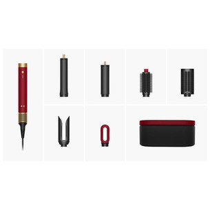 Dyson Airwrap Co-anda2x™, Straight+Wavy, 1700 W, Red velvet/Gold, sarkana - Matu veidotājs