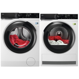 AEG 8 kg + 8 kg - Washing machine + clothes dryer LFR73844VE+TR8384CE