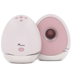 Momini TwinHarmony, 2-in-1, rozā - Bezvadu krūts piena pumpis TWIN.HARMONY