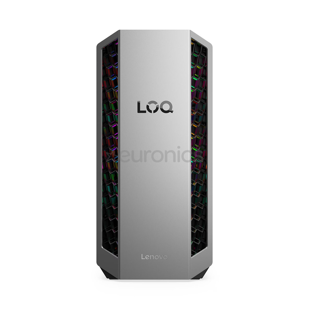 Lenovo LOQ Tower 26ADR10, Ryzen 7, 32 GB, 1 TB, RTX 5070, luna grey / eclipse black - Desktop PC