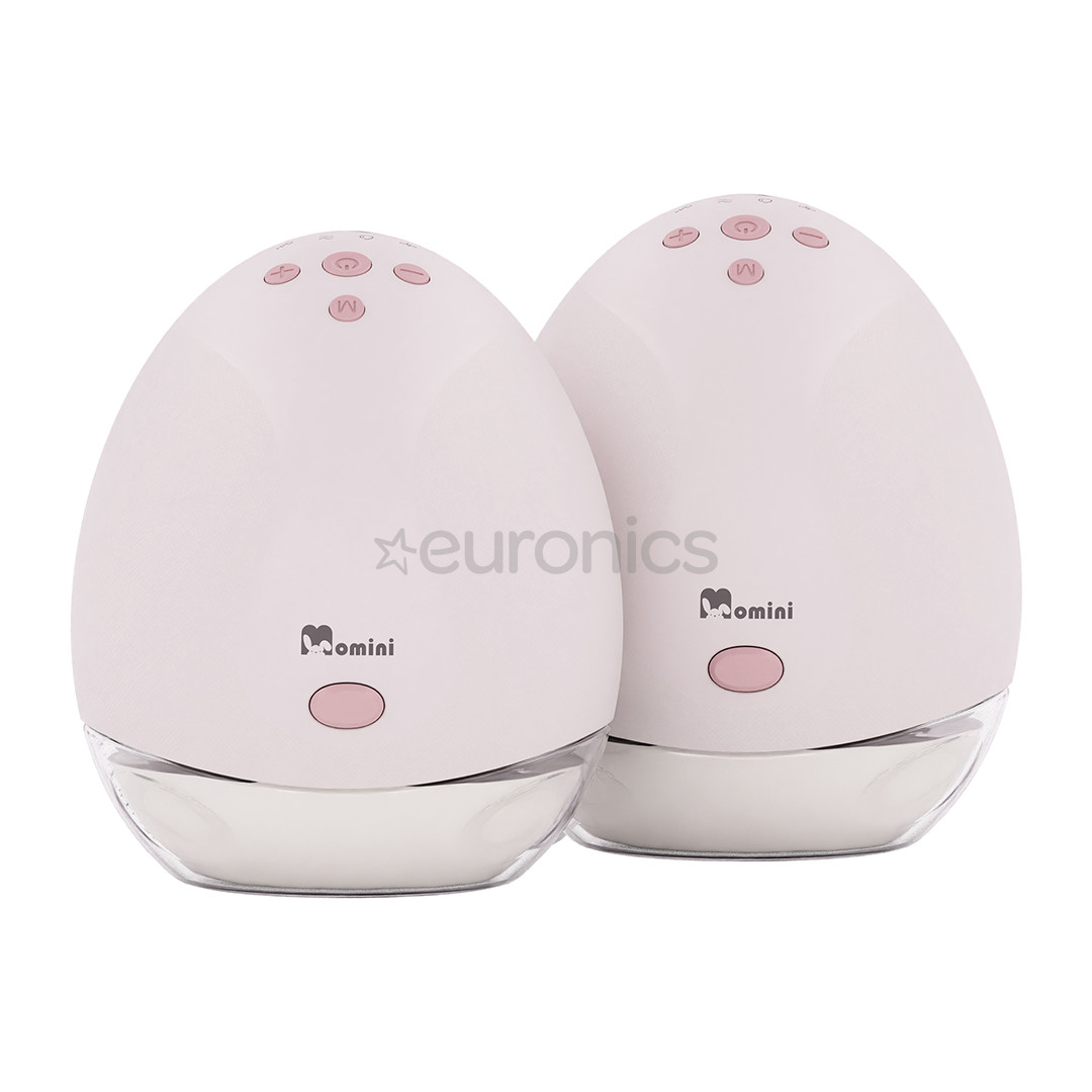 Momini TwinHarmony, 2-in-1, rozā - Bezvadu krūts piena pumpis