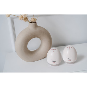 Momini TwinHarmony, 2-in-1, rozā - Bezvadu krūts piena pumpis