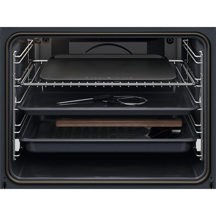 Electrolux 700 Series MealAssist with PizzaExpert 700, 72 L, pirolītiskā tīrīšana, melna - Iebūvējama elektriskā cepeškrāsns