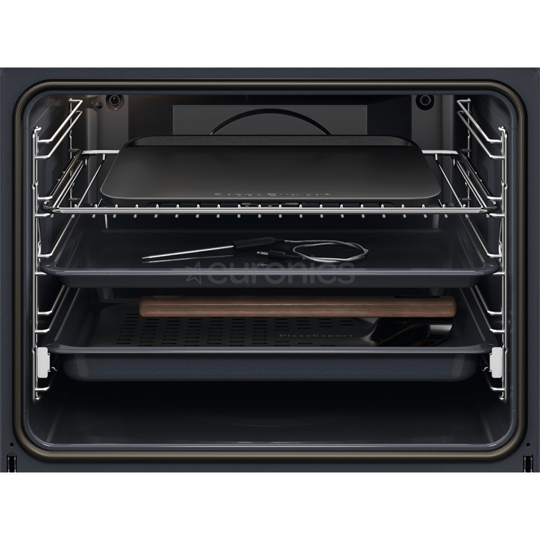 Electrolux 700 Series MealAssist with PizzaExpert 700, 72 L, pirolītiskā tīrīšana, melna - Iebūvējama elektriskā cepeškrāsns