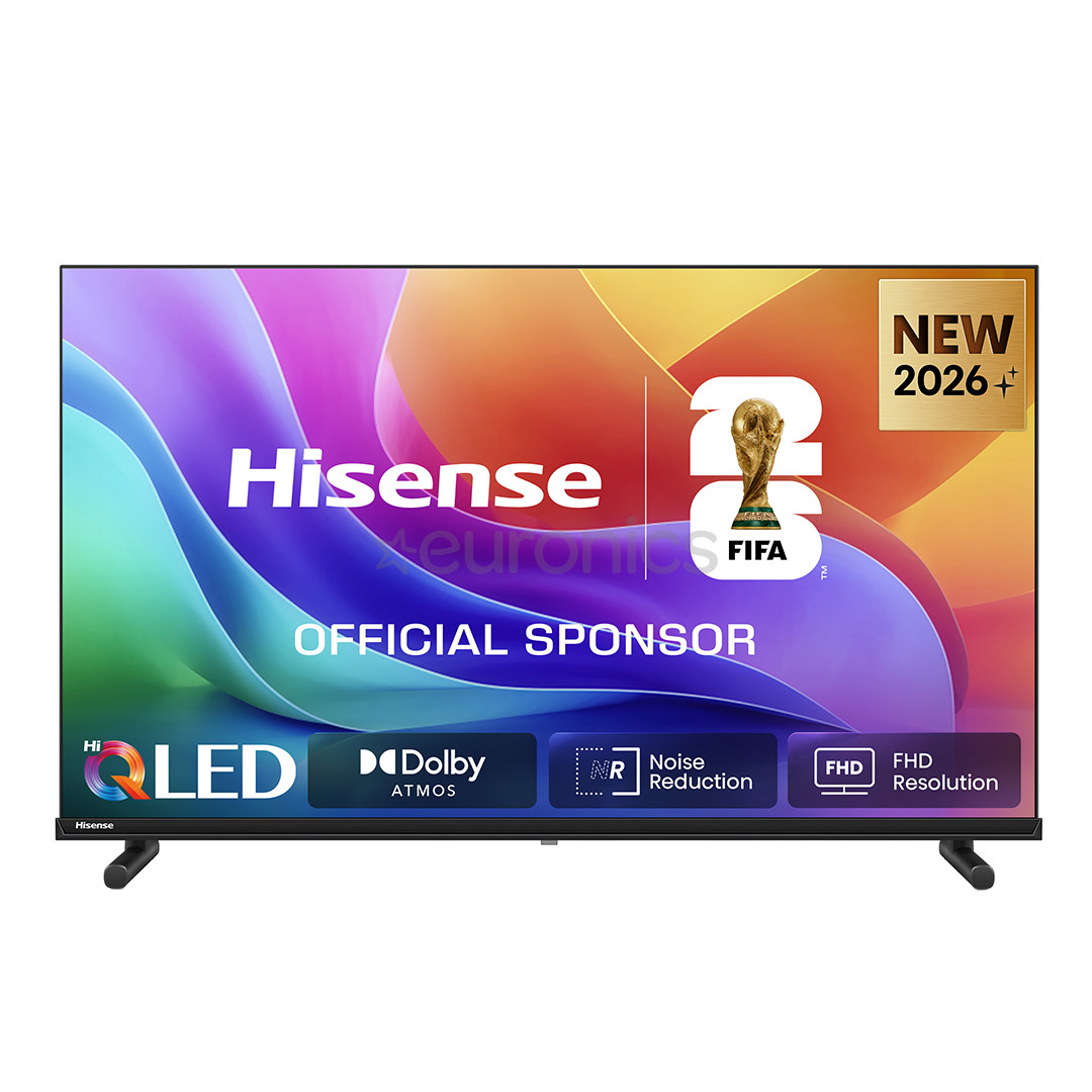 Hisense A5S, 32'', FHD, HI-QLED, melna - Televizors