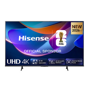 Hisense A6S, 55'', 4K UHD, VA LCD, melna - Televizors