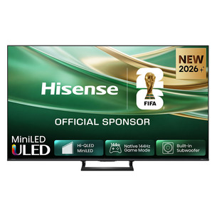 Hisense E8S, 85'', 4K UHD, ULED Mini LED, melna - Televizors 85E8S