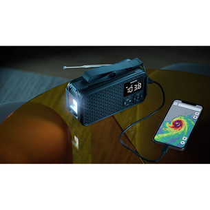 Philips Emergency radio TAR3500, melna - Radio