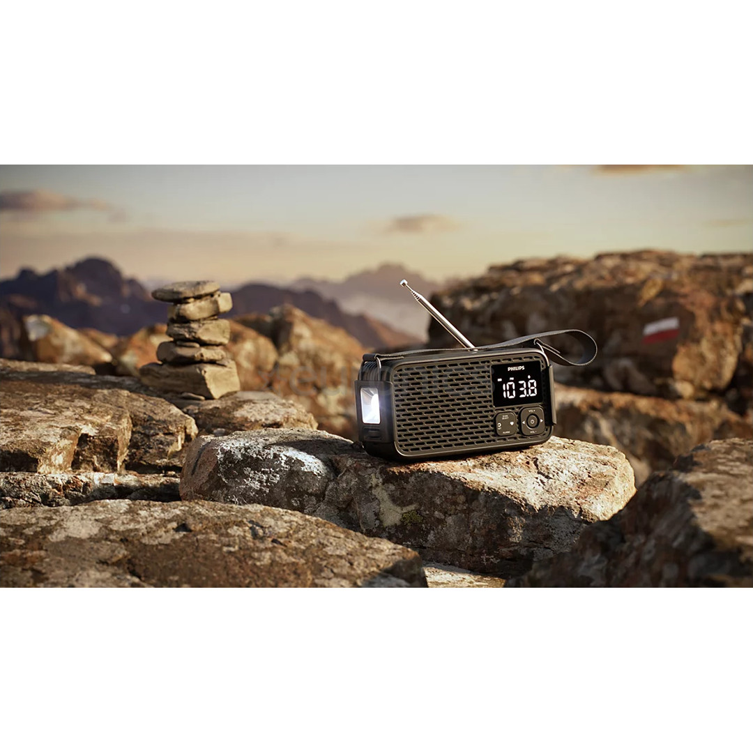 Philips Emergency radio TAR3500, melna - Radio