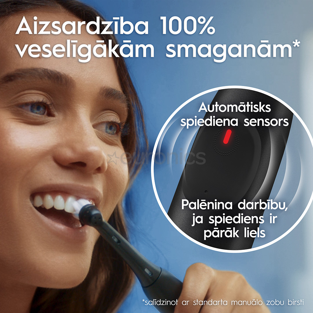 Braun Oral-B iO2, футляр, черный - Электрическая зубная щетка