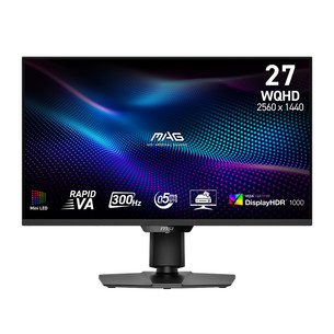 MSI MAG 274QPF X30MV, 27'', QHD,VA Mini LED, 300 Гц, черный - Монитор 9S6-3CF09H-002