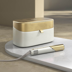 Shark Glam, gold/white - Premium storage case