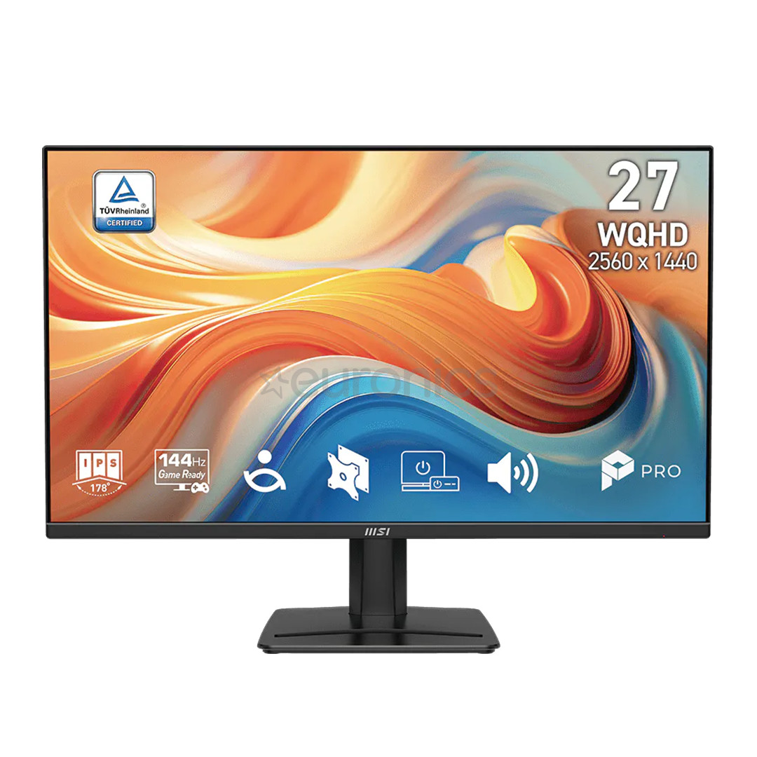 MSI PRO MP275Q E14, 27'', QHD, 144 Hz, black - Monitor 9S6-3PF2CM-003