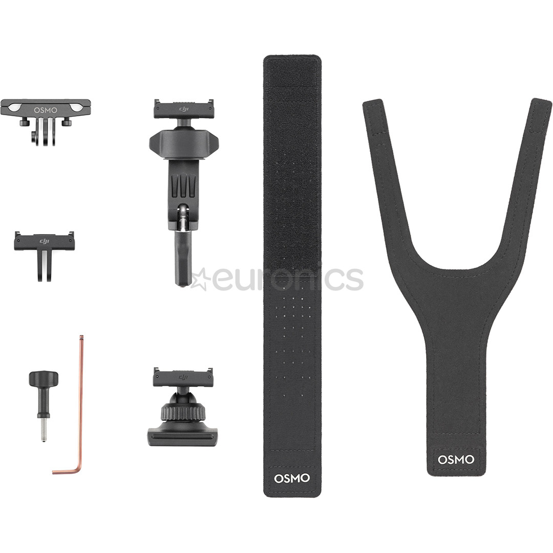 DJI Osmo Action Road Cycling Accessory Kit, melna - Kameras stiprinājums CP.OS.00000288